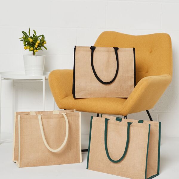 Brand Lab Jute Tipped Shopper Thumbnail