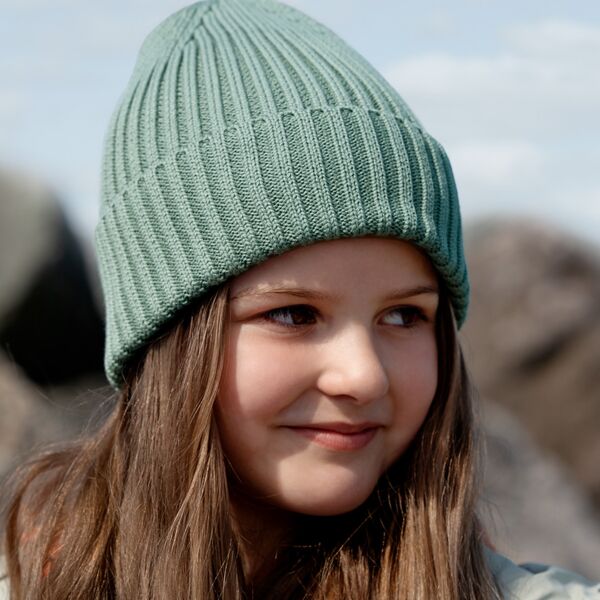 Beechfield Kids Organic Cotton Beanie Thumbnail