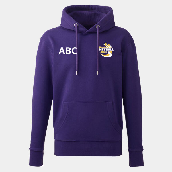 Moredon Netball Adults Organic Hoodie Thumbnail