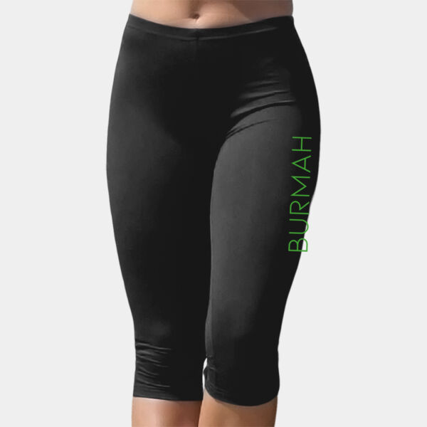 Burmah Netball Ladies Half Leggings Thumbnail